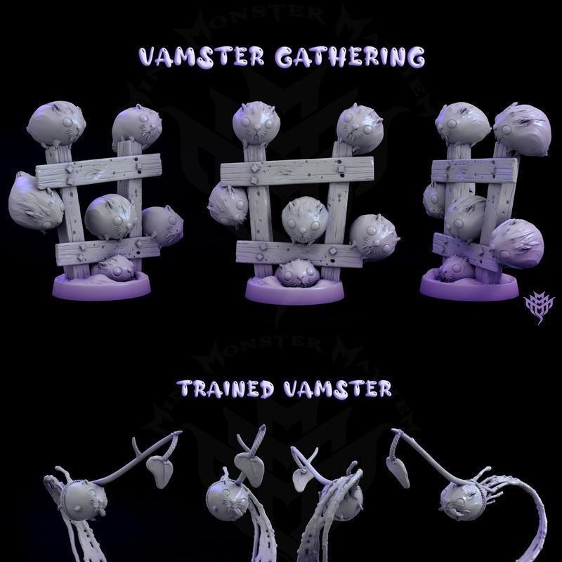 迷你怪物乱斗——萌系噩梦——3D打印模型|Mini Monster Mayhem – Adorable Nightmare – 3D Print Model STL