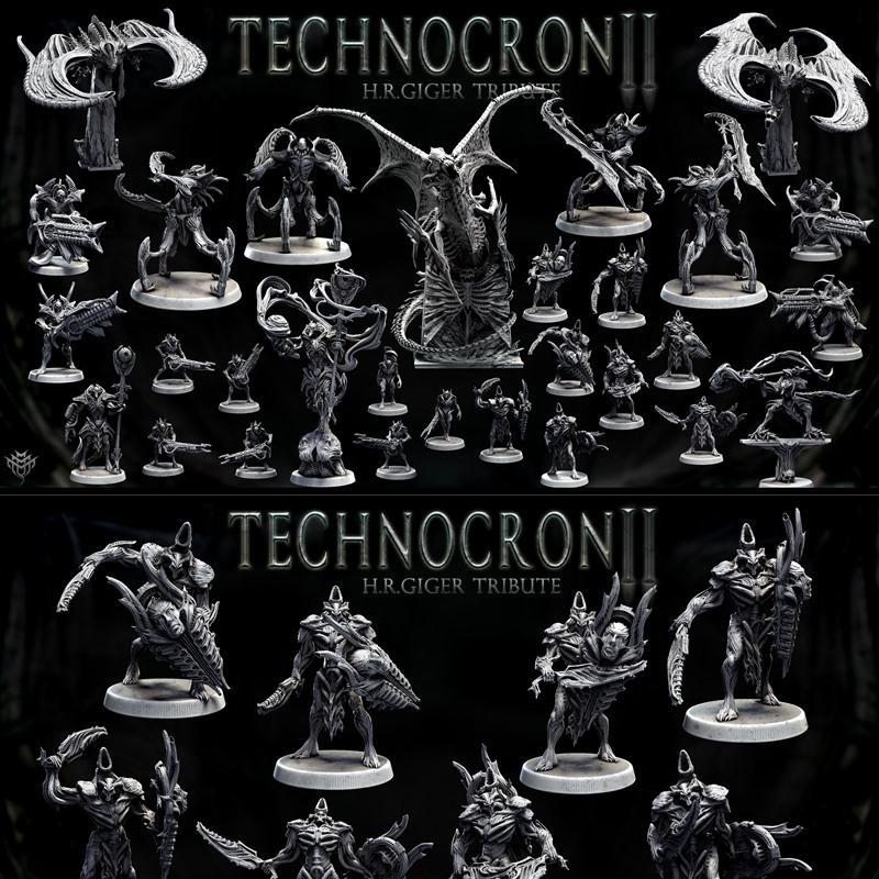 科技纪元2：迷你怪物乱斗 3D打印模型|Mini Monster Mayhem – Technocron Vol 2 – 3D Print Model STL
