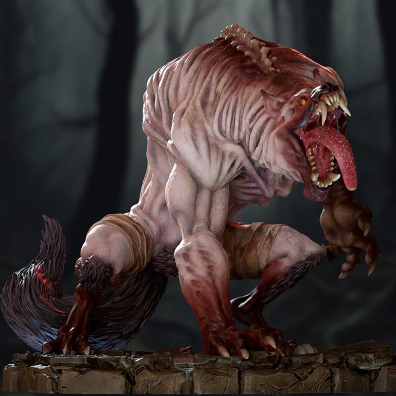 Siryll狼人3D打印模型|Siryll – Werewolf – 3D Print Model OBJ