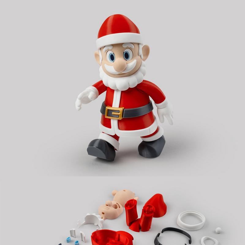 Fab365 - 圣诞老人 - 3D打印模型|Fab365 – Santa Claus – 3D Print Model