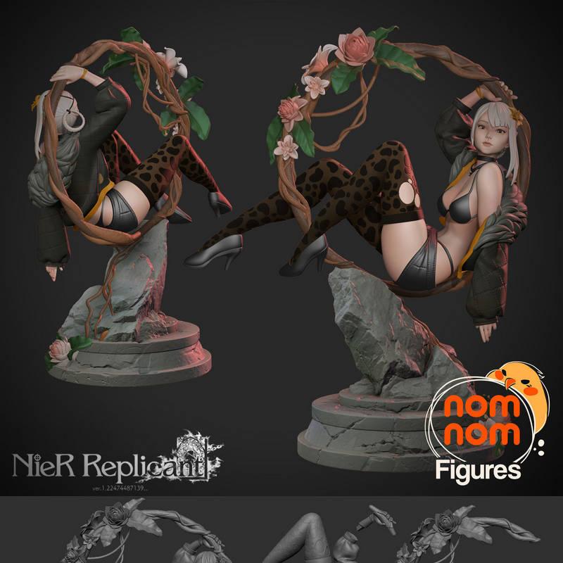 Kaine - Nier Replicant V2 3D打印模型|Kaine – Nier Replicant V2 – 3D Print Model