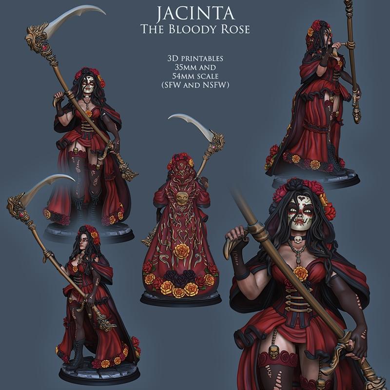 ronin艺术工作坊 - 3D打印模型 - 战斗机甲设计|Ronin Arts Workshop – Jacinta – 3D Print Model STL