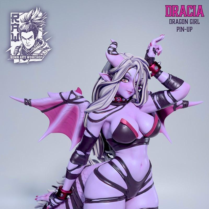 Ronin Arts Workshop - 战斗女神Dracia 3D打印模型|Ronin Arts Workshop – Pin-Up Dracia – 3D Print Model STL