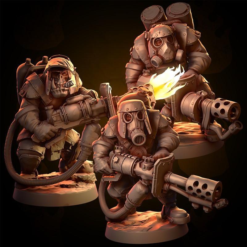 MrModulork 3D打印模型：火焰铠甲兽人族|MrModulork – Armor Flama Orcs – 3D Print Model STL