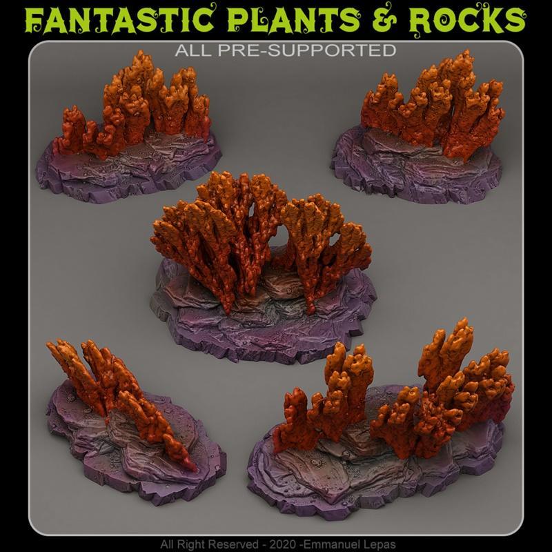 水星珊瑚——3D打印模型|Venusian Corals – 3D Print Model STL