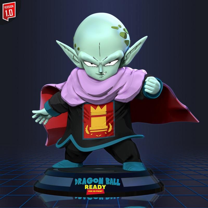 龙珠Z 小大蒜 3D打印模型|Garlic Junior – Dragon Ball Z – 3D Print Model