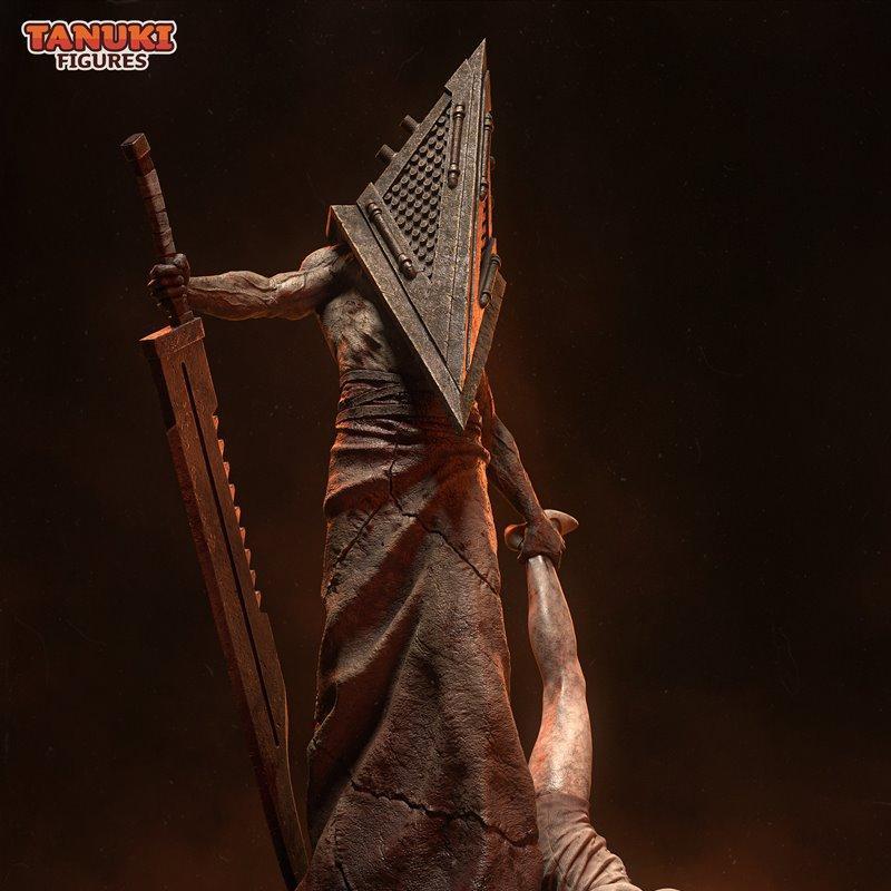 玄武造型-金字塔头-3D打印模型|Tanuki Figures – Pyramid Head – 3D Print Model STL