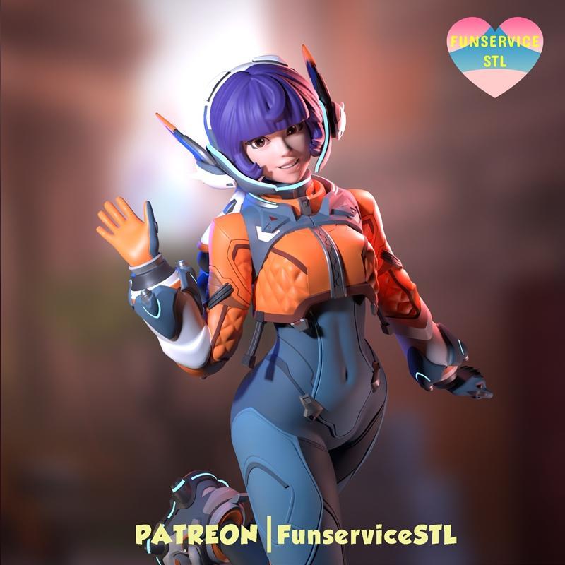 原神·琼琼所属3D打印模型STL|Juno from Overwatch – 3D Print Model STL