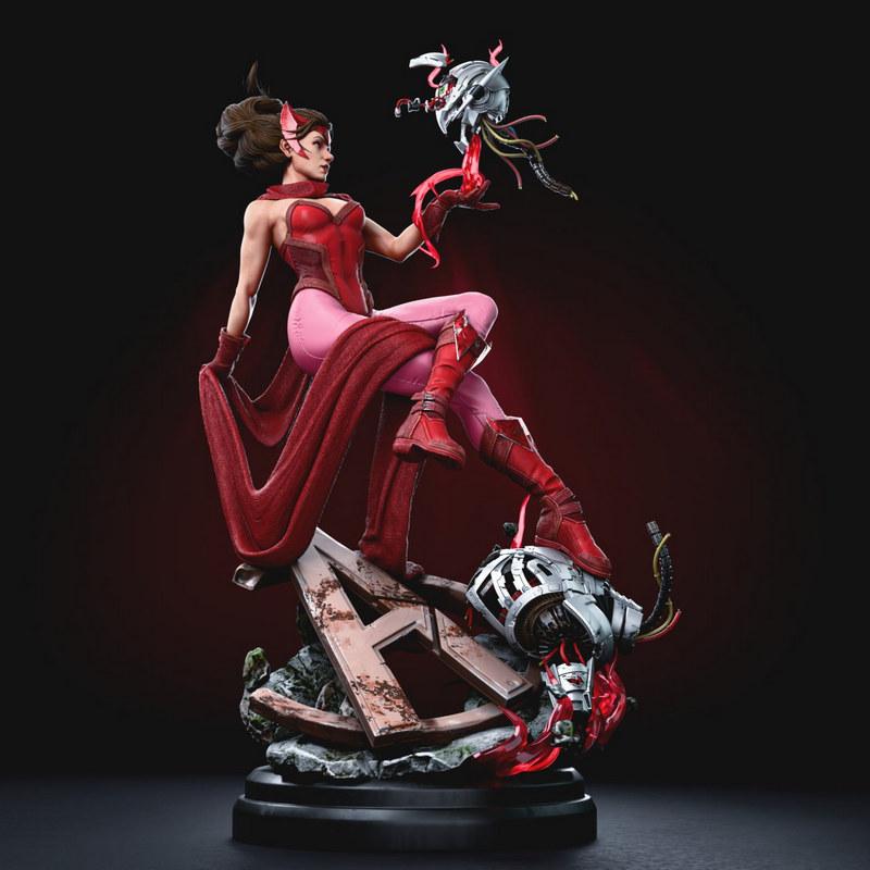 猩红女巫 3D打印模型|Scarlet Witch – 3D Print Model