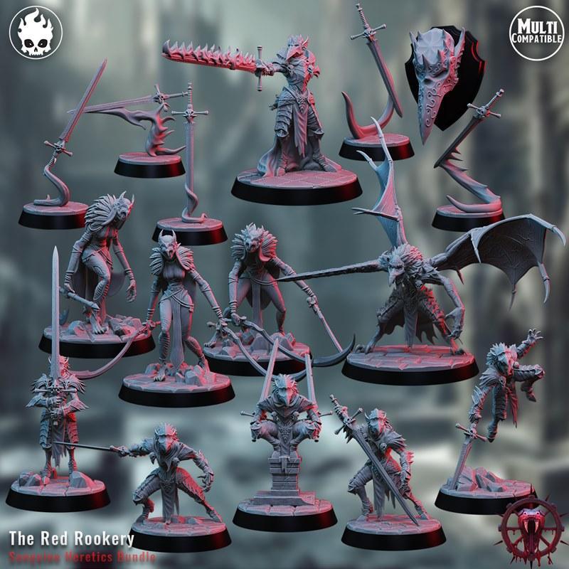 Fleshcraft Studio - 红巢九月2024款3D打印模型|Fleshcraft Studio – The Red Rookery September 2024 – 3D Print Model STL