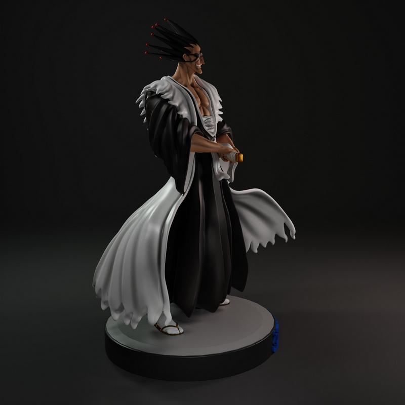 BLEACH 3D打印模型： Zaraki Kenpachi|Bleach – Zaraki Kenpachi – 3D Print Model
