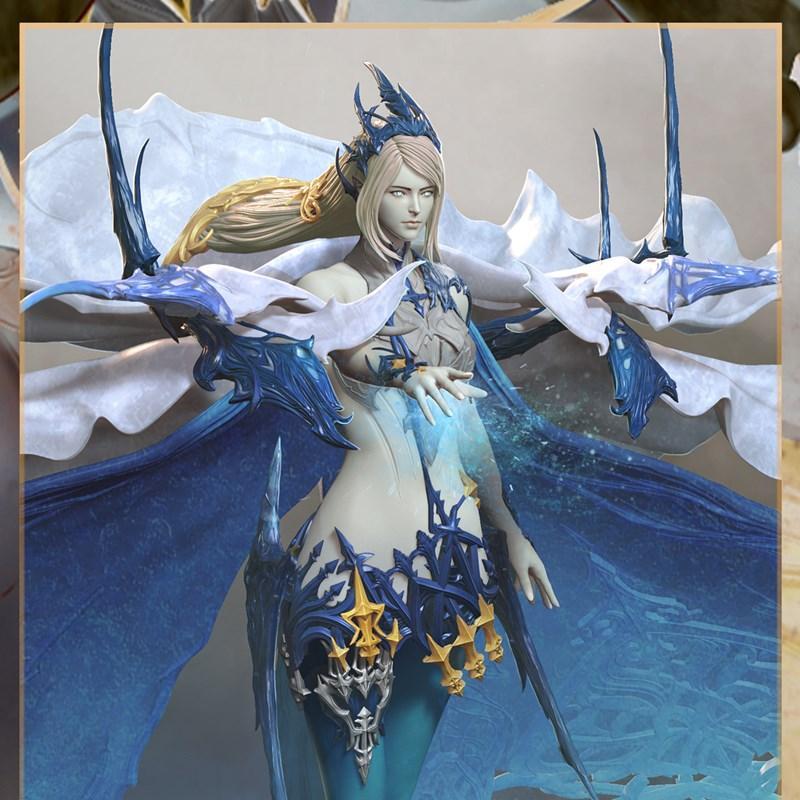 Shiva 3D打印模型 - 《最终幻想16》角色雕像|Nomnom Figures – Shiva – Final Fantasy XVI – 3D Print Model STL