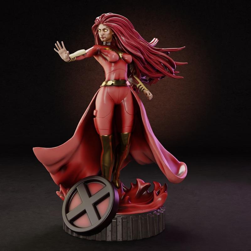 PgGasta - 黑凤凰 - 3D打印模型|PgGasta – Dark Phoenix – 3D Print Model STL