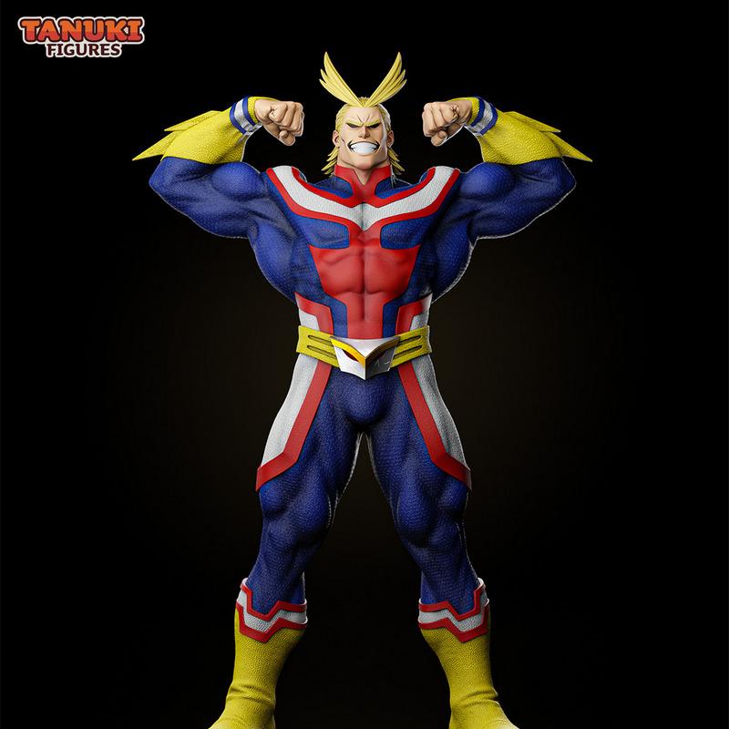 唐兔造型-所有力量者-3D打印模型|Tanuki Figures – All Might – 3D Print Model