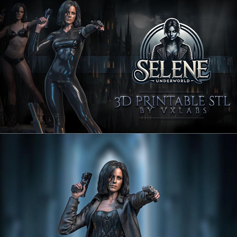 VX-Labs - Selene - 女性角色3D打印模型|VX-Labs – Selene – 3D Print Model STL