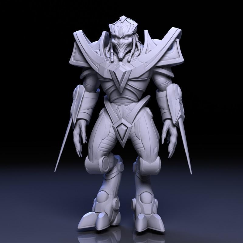 星海争霸2 3D打印模型|Zealot – StarCraft2 – 3D Print Model STL