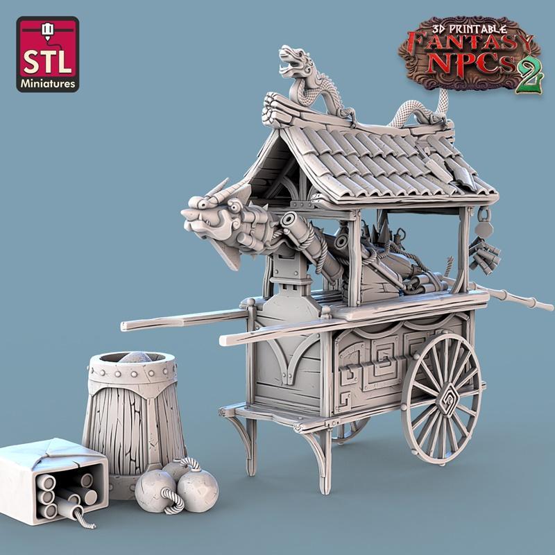 STL迷你模型-枪powder设定集-奇幻角色3D打印模型|STL Miniatures – Fantasy NPCs 2 – Gunpowder Set – 3D Print Model STL