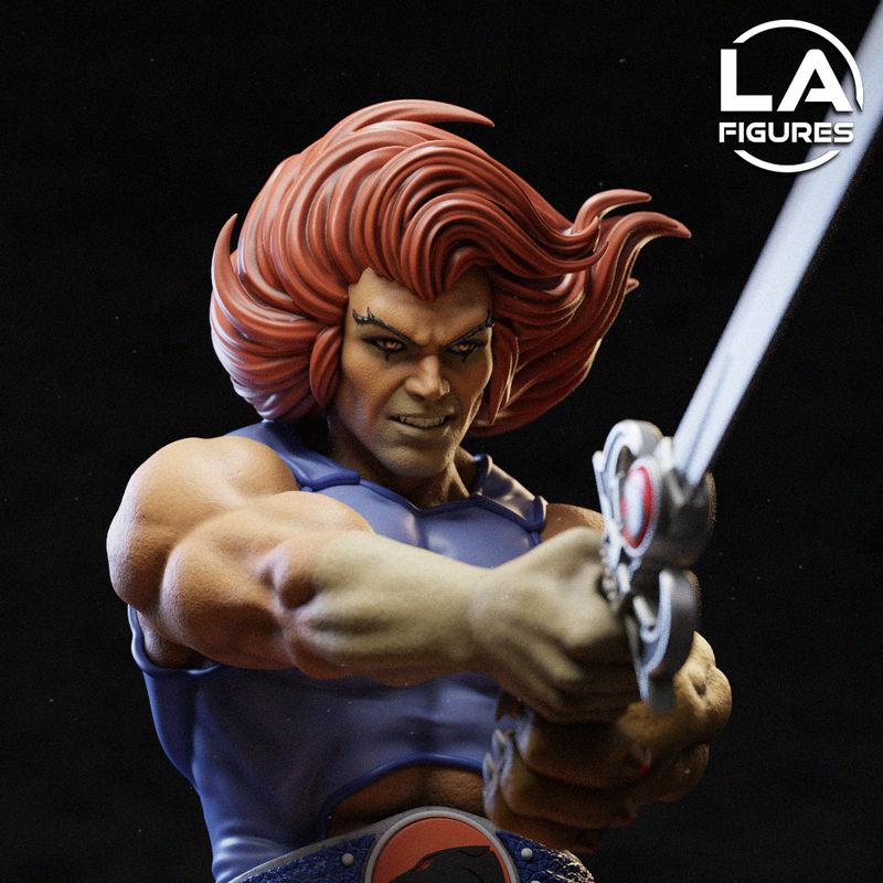 雷霆特工队-狮心-3D打印模型|L.A. Figures – Thundercats Lion-O – 3D Print Model