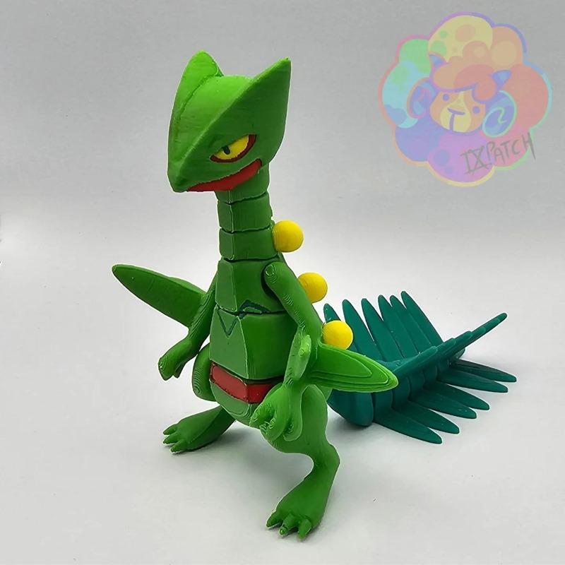 Sceptile – Flexi – 3D打印模型|Sceptile – Flexi – 3D Print Model STL