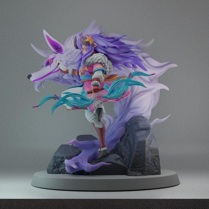 精灵花语·同源——3D打印模型|Sprite Blossom Kindred – 3D Print Model