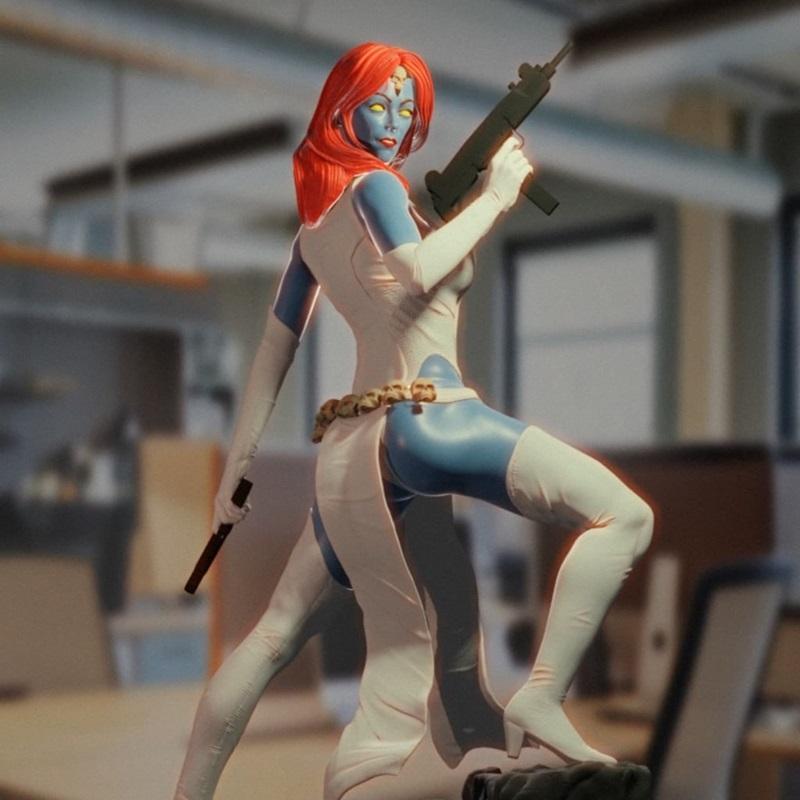 MCM3D - 神秘 - 3D打印模型|MCM3D – Mystique – 3D Print Model STL