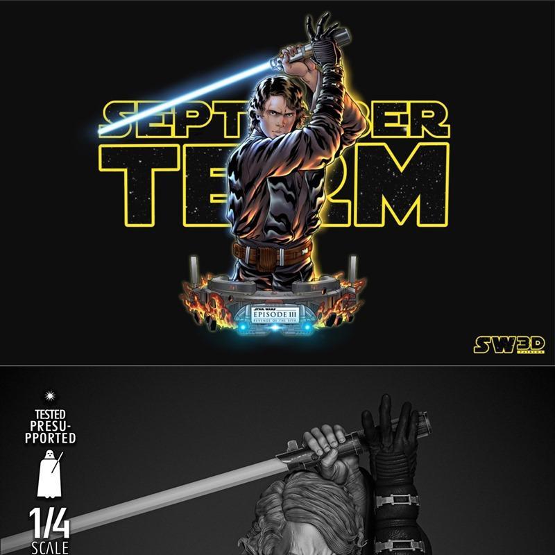 SW3D -《星球大战》阿纳金·天行者 3D打印模型|SW3D – Anakin Skywalker – 3D Print Model STL