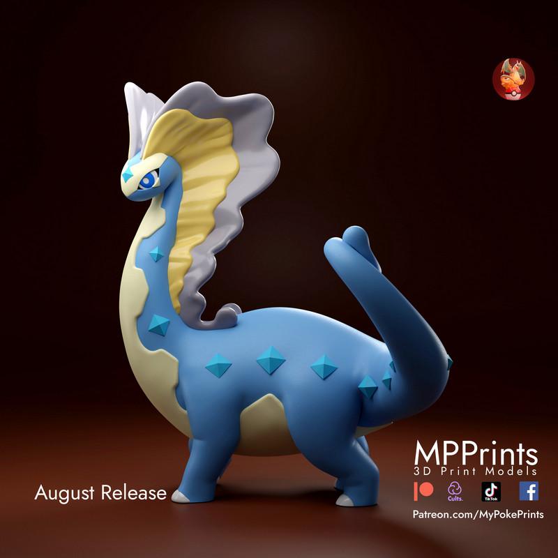 Aurorus - 3D打印动漫角色模型|Aurorus – 3D Print Model