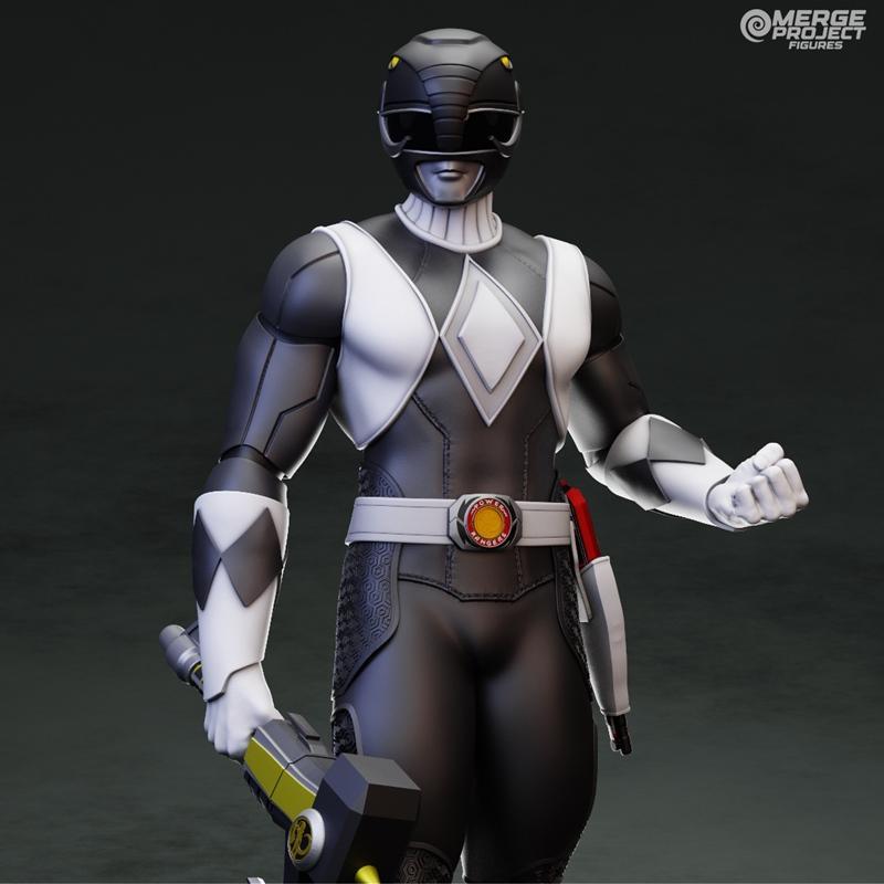 黑带战士 – 青年战士 – 3D打印模型|Black Ranger – Power Ranger – 3D Print Model STL