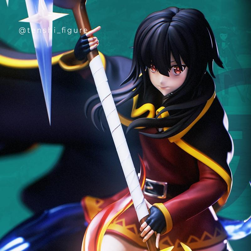 Megumin 3D打印模型|Tenshi Figures – Megumin – Konosuba – 3D Print Model STL