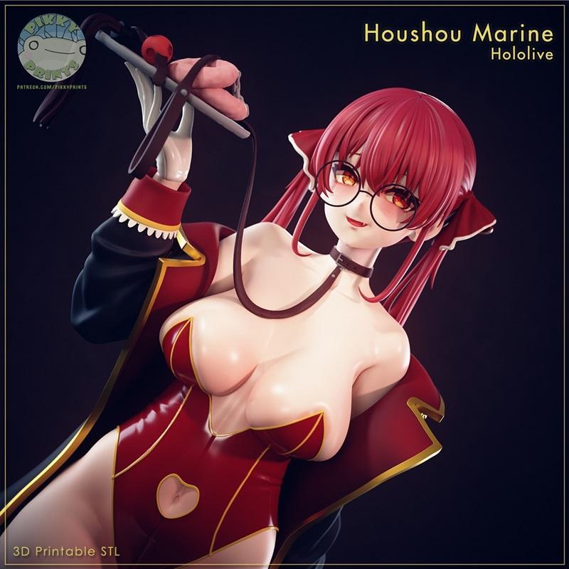 Pikky Prints - 海洋主题3D打印模型|Pikky Prints – Houshou Marine – 3D Print Model STL