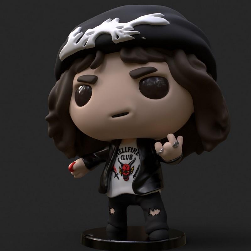 PlaKit - 魔戒中的爱德华 3D打印模型|PlaKit – Stranger Things Eddie – 3D Print Model