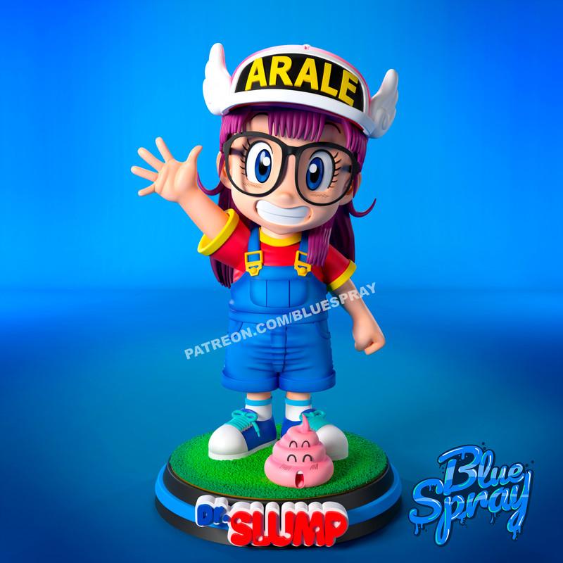 阿兰——Dr.Slump——3D打印模型|Arale – Dr Slump – 3D Print Model