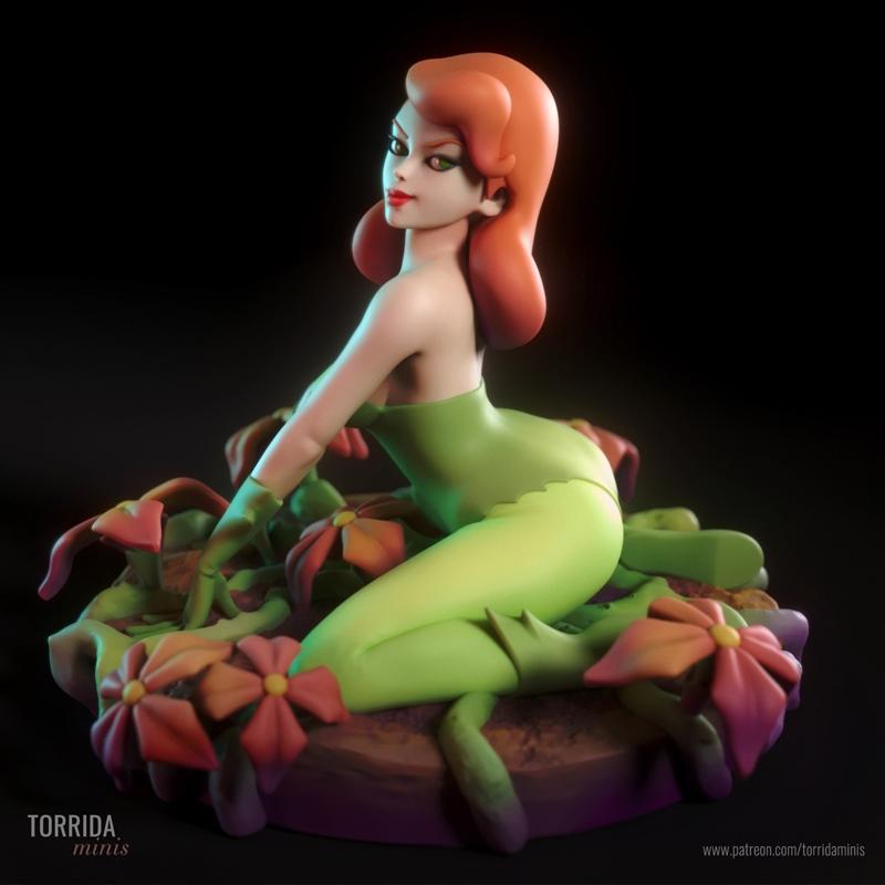 Torrida Minis - 毒藤女 - 3D打印模型|Torrida Minis – Poison Ivy – 3D Print Model STL