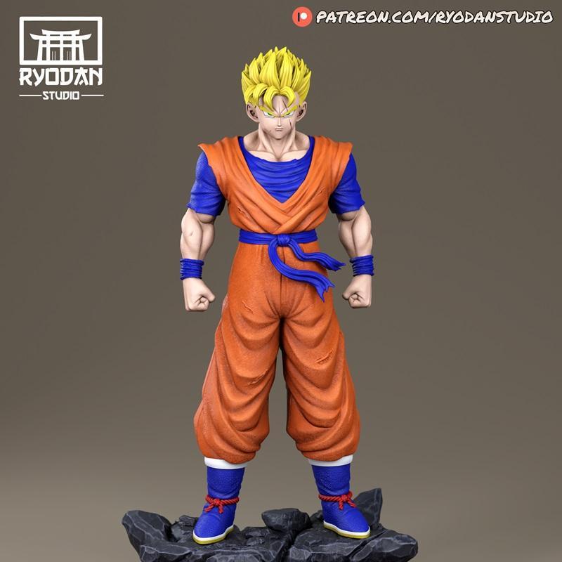 Ryodan Studio - 龙珠 - 甘恩3D打印模型|Ryodan Studio – Gohan – 3D Print Model STL