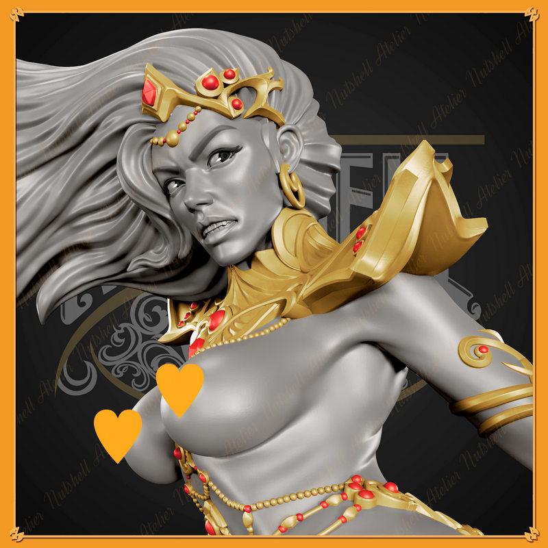 火星公主 3D打印模型|Nutshell Atelier – Princess of Mars – 3D Print Model