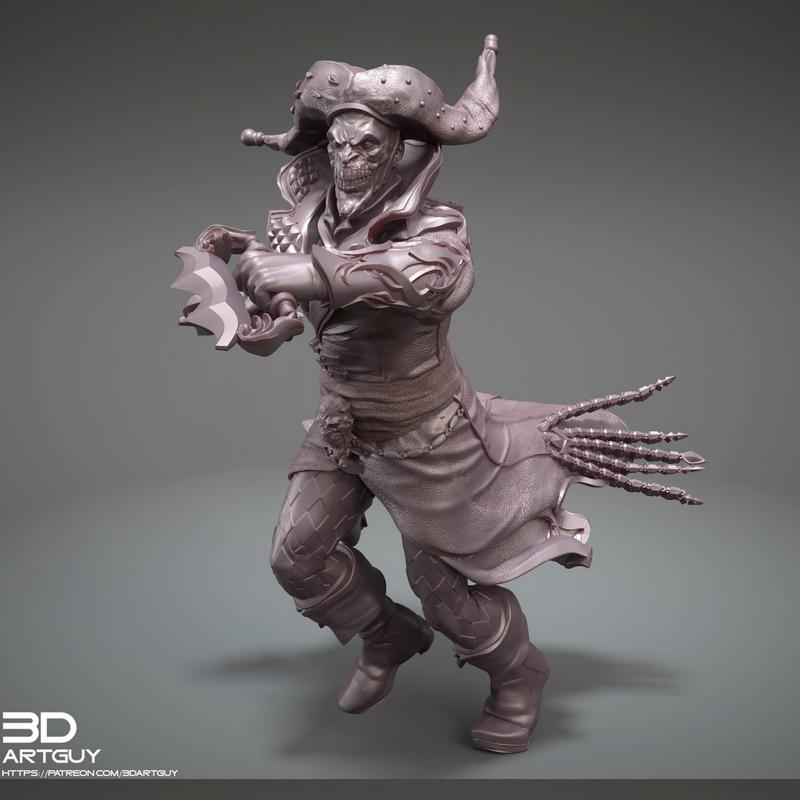 太空小丑 - 3D打印模型|Space Clown – 3D Print Model