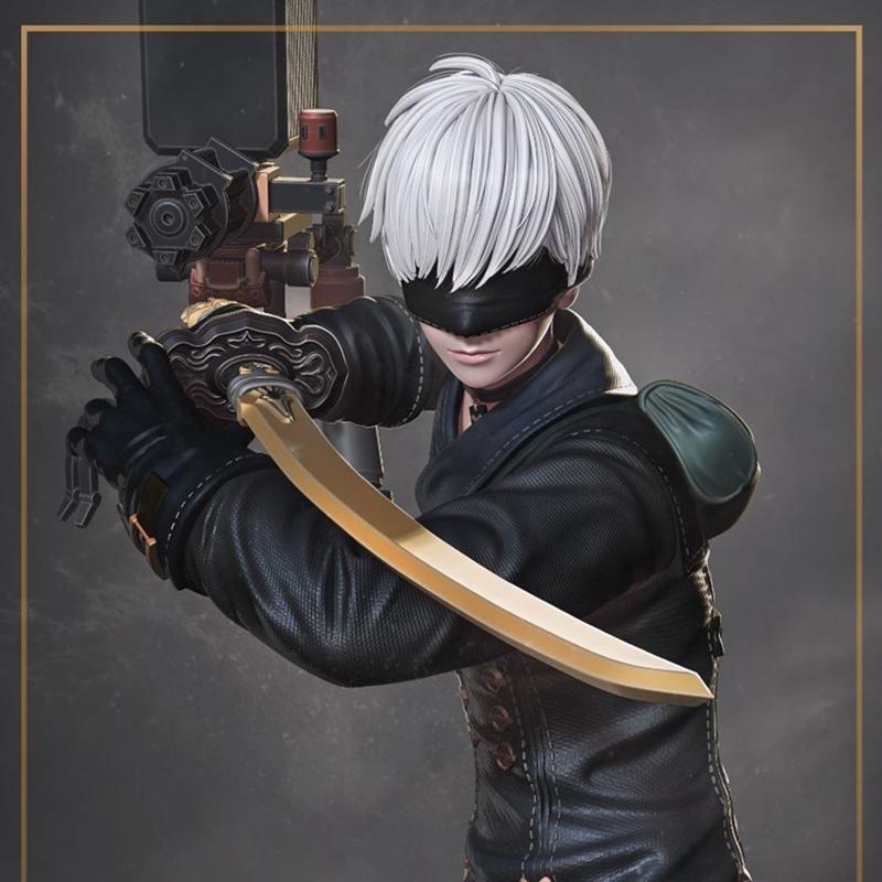 尼尔：自动人形 3D打印模型|Nomnom Figures – NieR Automata – 3D Print Model STL