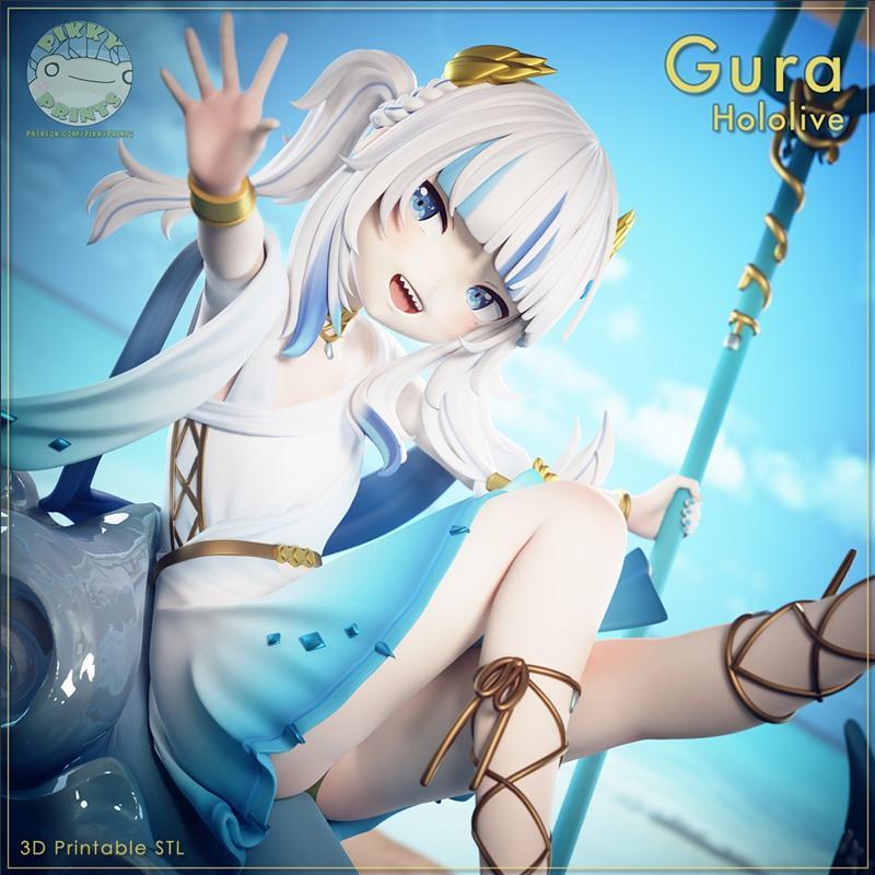 Pikky Prints – Gawr Gura – 3D Print Model STL