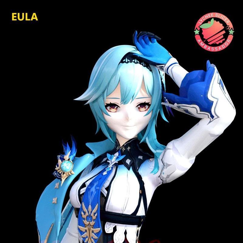 原神 Eula 3D打印模型|Eula – Genshin – 3D Print Model STL