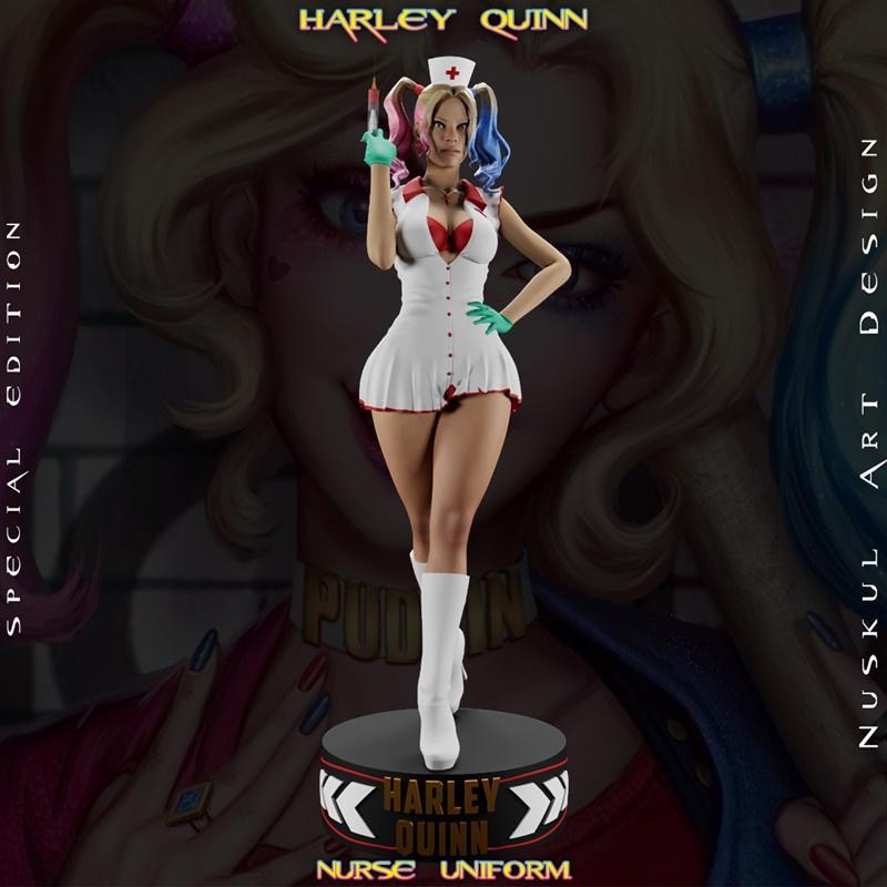 Nuskul Art – Harley Quinn – Nurse Costume – 3D Print Model STL