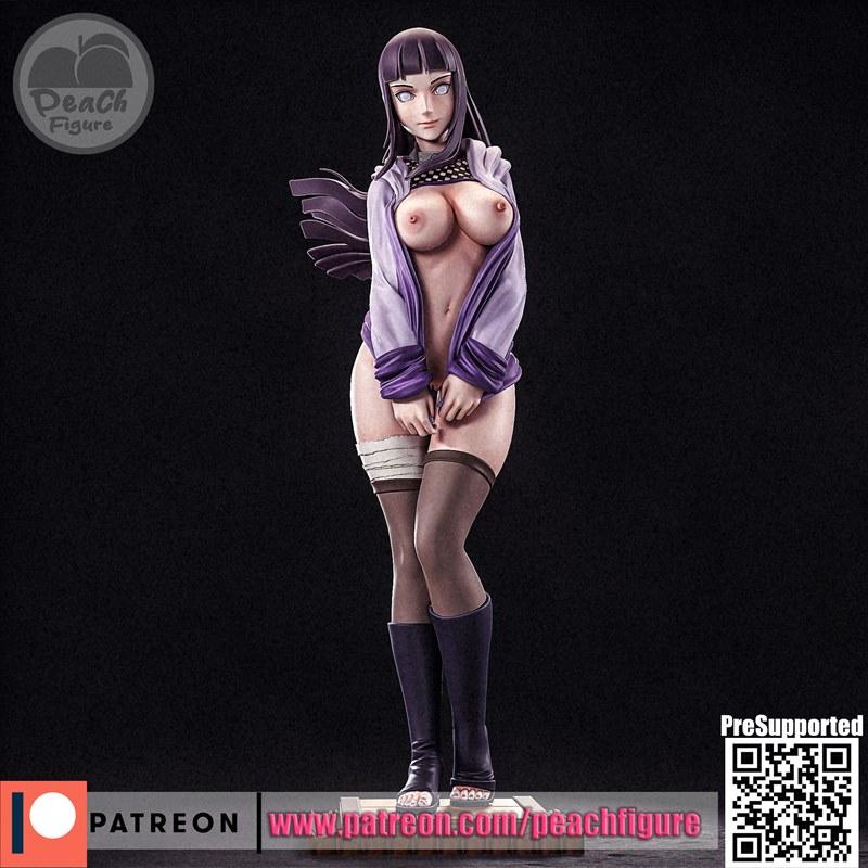 雏田3D打印模型|Peach Figure – Hinata Hyuga – 3D Print Model STL