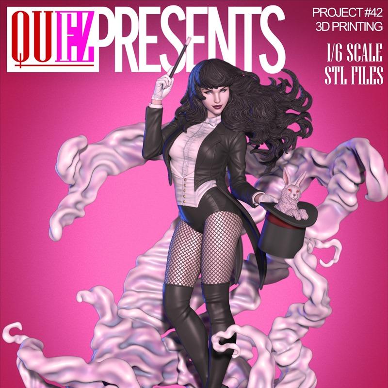 弗兰西斯·奎兹 《扎坦娜》3D打印模型|Francis Quez – Zatanna – 3D Print Model STL