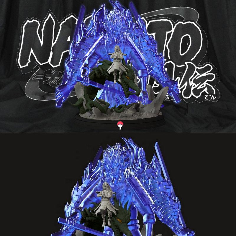 宇智波麻生 - 火影忍者疾风传 - 3D打印模型|Madara Uchiha – Naruto Shippuden – 3D Print Model