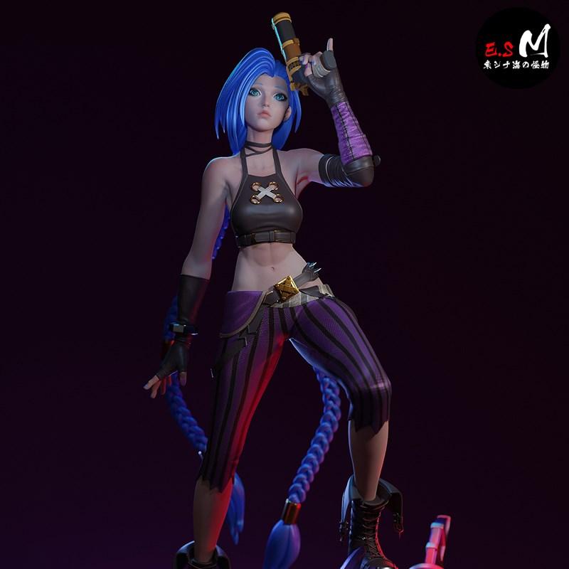 E.S怪物 – 金克斯 – 3D打印模型|E.S Monster – Jinx – 3D Print Model STL