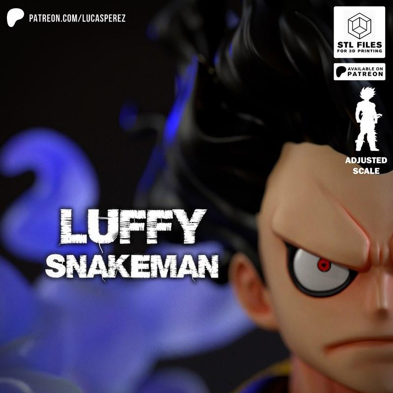 卢瑟斯工作室 - 路飞 - 3D打印模型|Lucas Perez Studio – Luffy – 3D Print Model STL