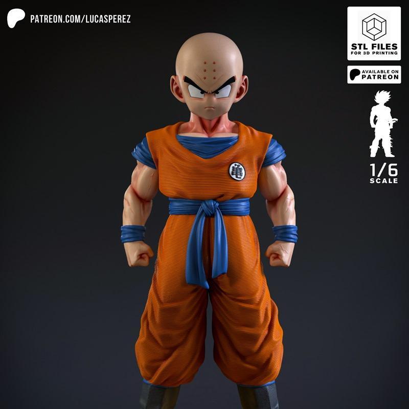 卢卡斯佩雷斯工作室-克林-3D打印模型|Lucas Perez Studio – Krillin – 3D Print Model STL