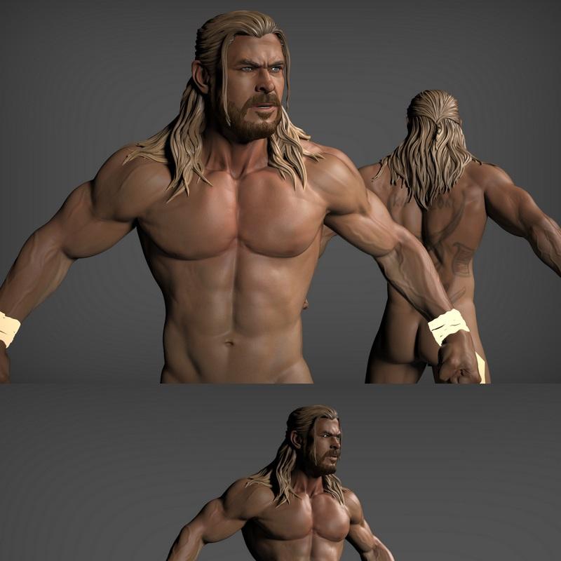 雷神：爱与雷霆 3D打印模型|Thor – Love and Thunder – 3D Print Model