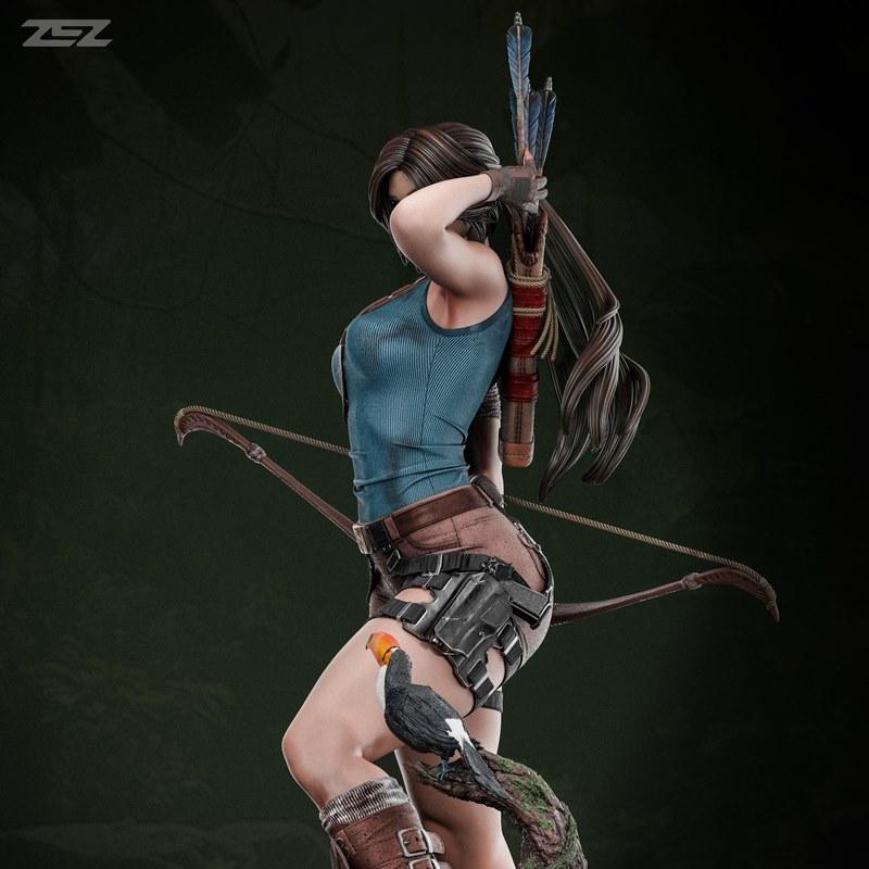 ZEZ工作室 - 女神战士劳拉·克罗夫特 - 3D打印模型|ZEZ Studios – Lara Croft – 3D Print Model STL