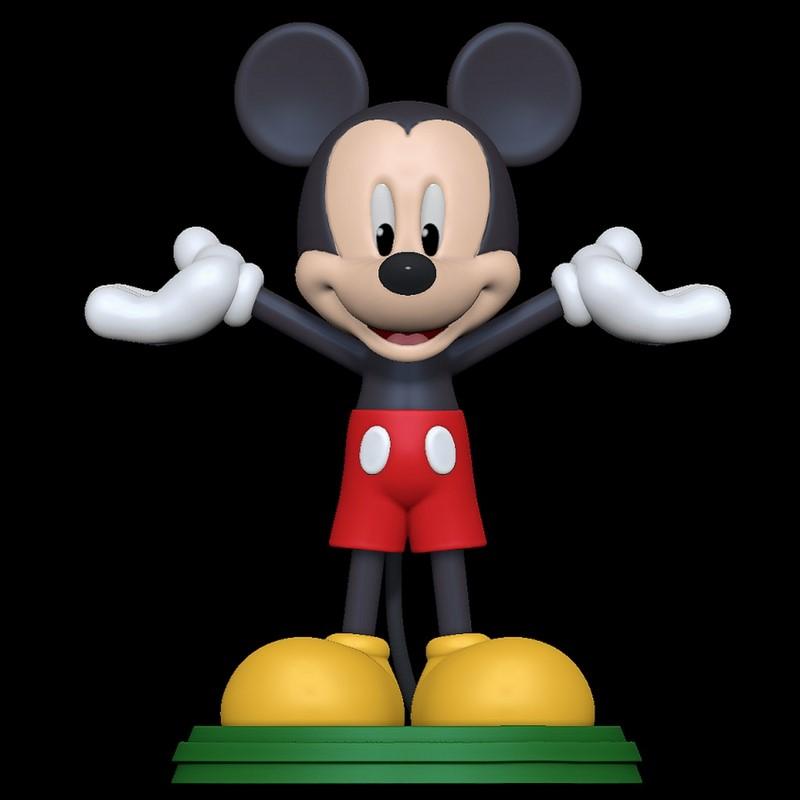 米奇老鼠 3D打印模型|Mickey Mouse – 3D Print Model