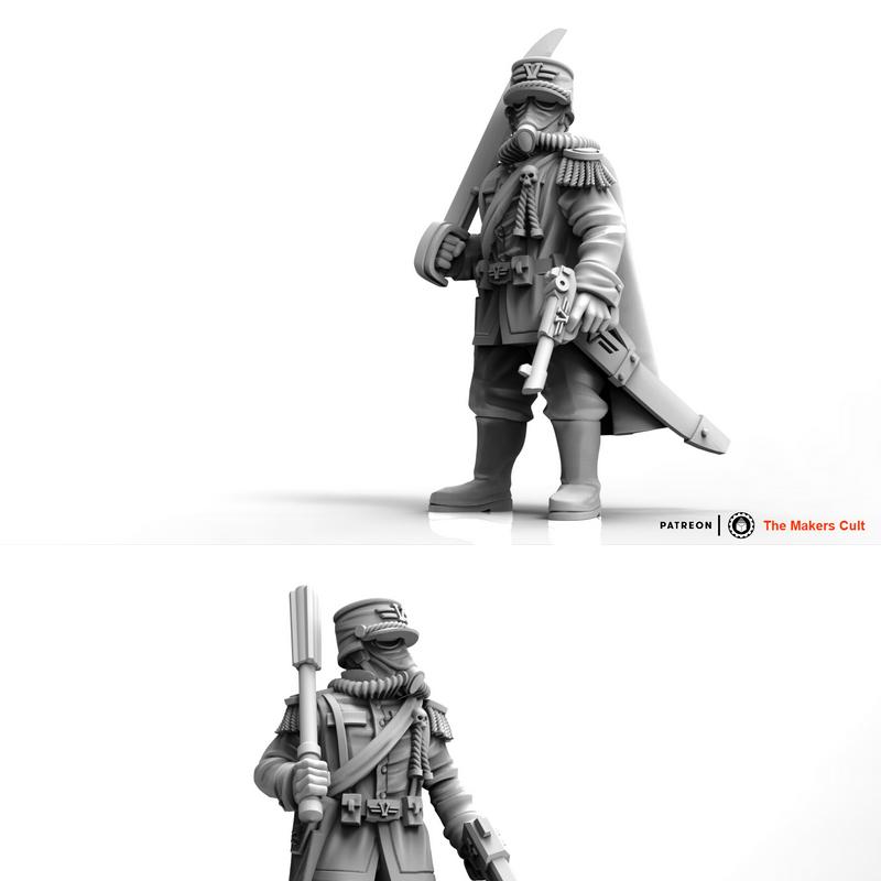 Valour Korps – General Waldemar – 3D Print Model
